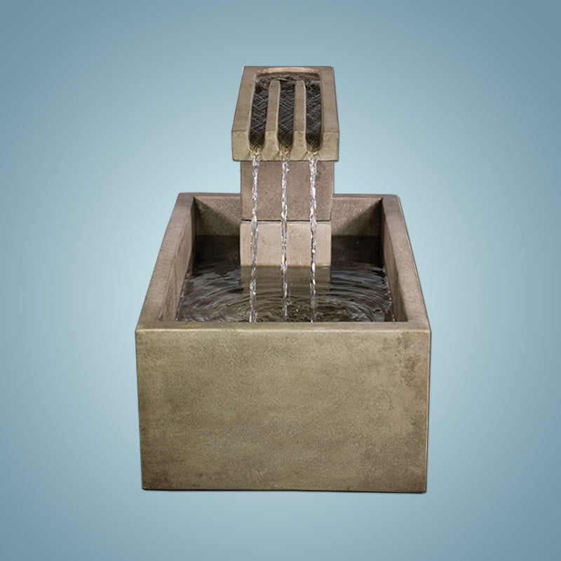 Giannini Garden Charming Trellis Terrace Water Fountain