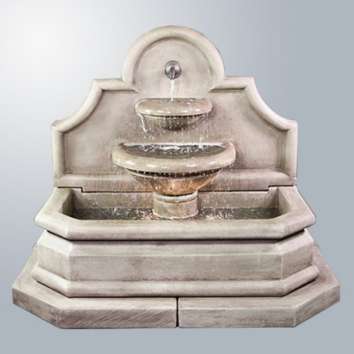 Giannini Garden Elegant Venasque Wall Fountain with Charming Spout