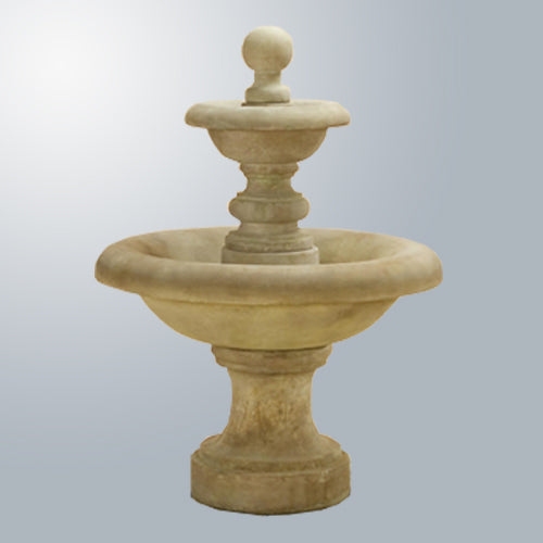 Giannini Garden Elegant Villa Santini Double-Tiered Fountain