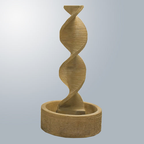 Giannini Garden Captivating Water Spiral with Elegant Round Bowl