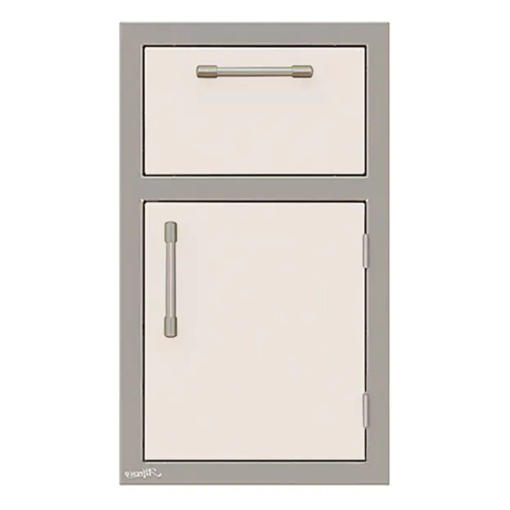 Alfresco 17-Inch Stainless Steel Right-Hinged Soft-Close Door & Drawer Combo
