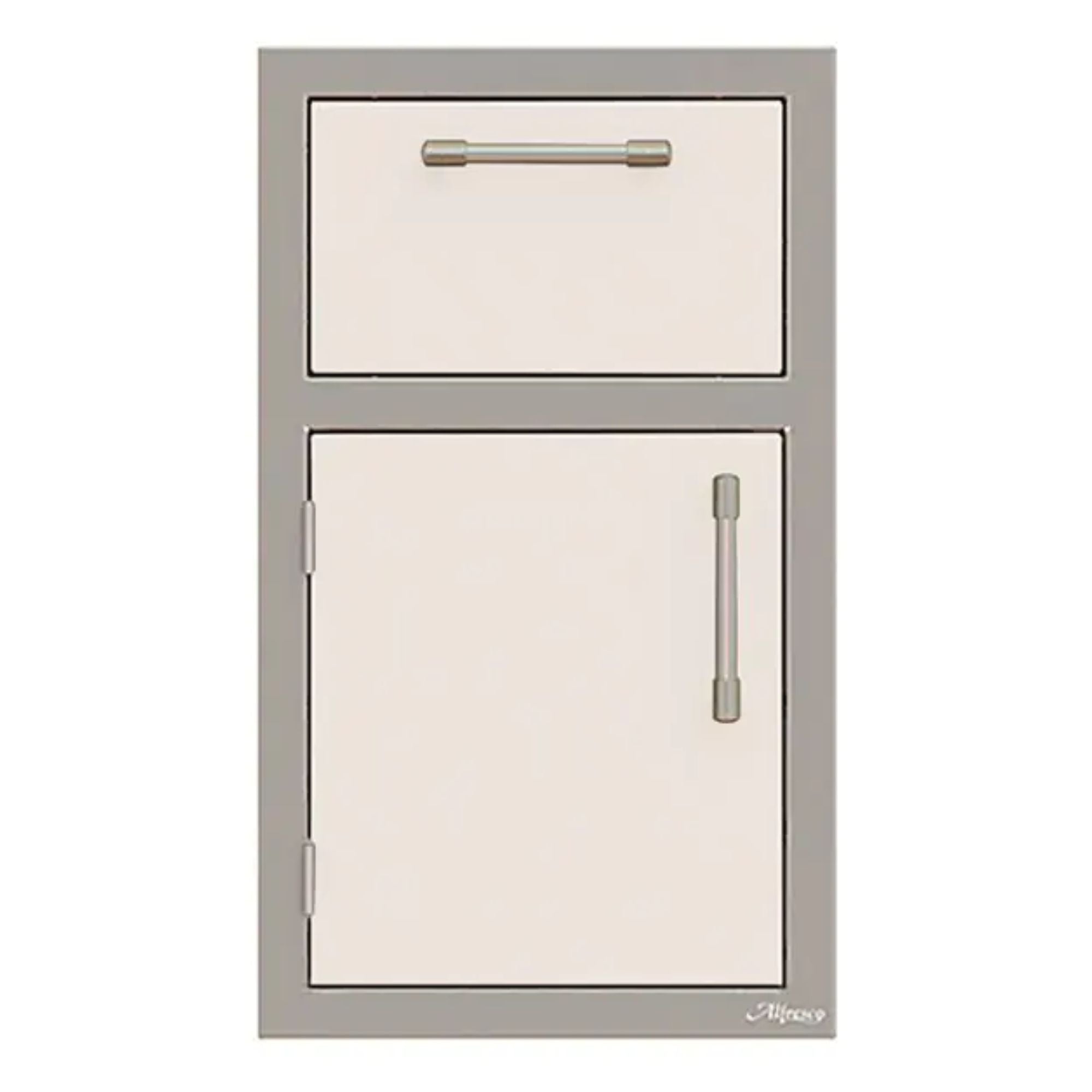 Alfresco 17-Inch Stainless Steel Left-Hinged Soft-Close Door & Drawer Combo