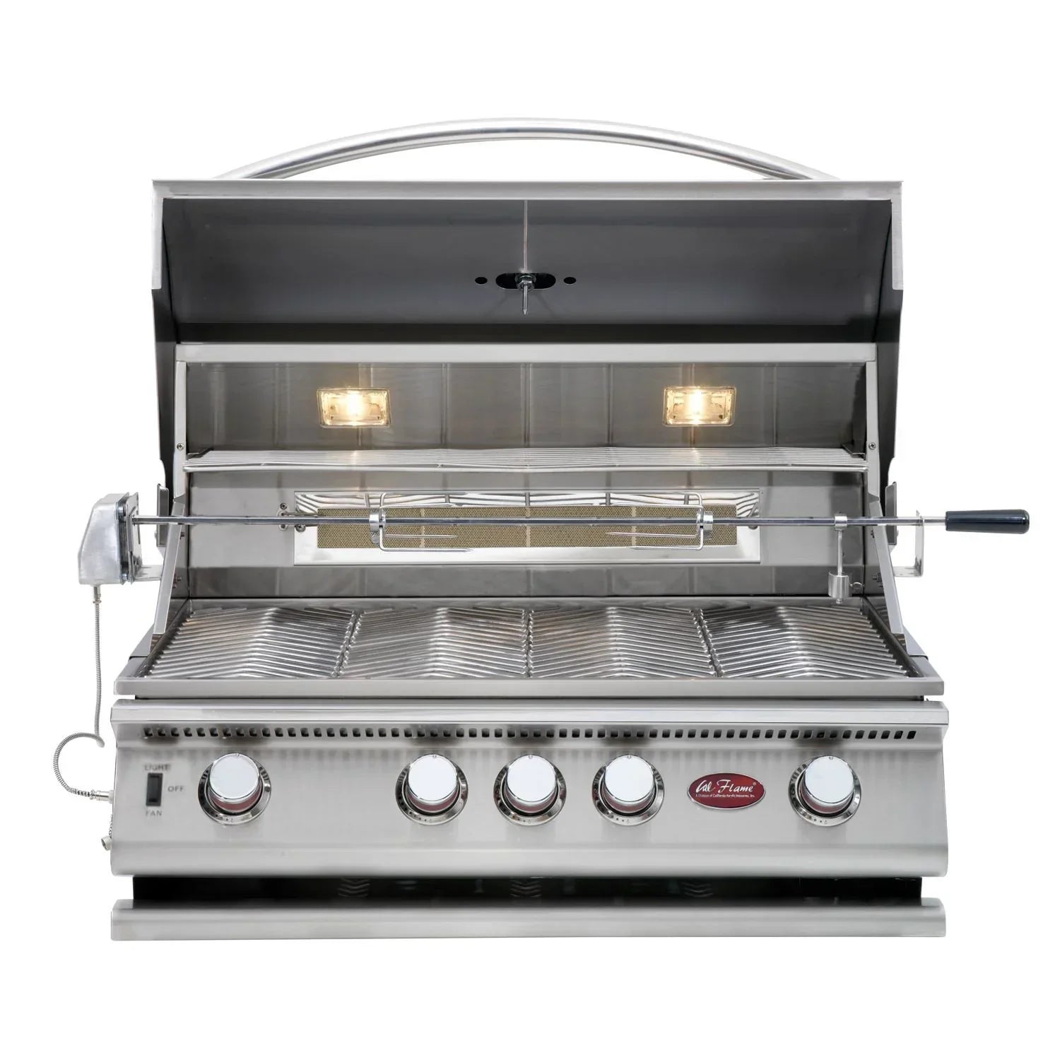 Cal Flame Premium P Series Built-in Grill With Rotisserie And Griddle