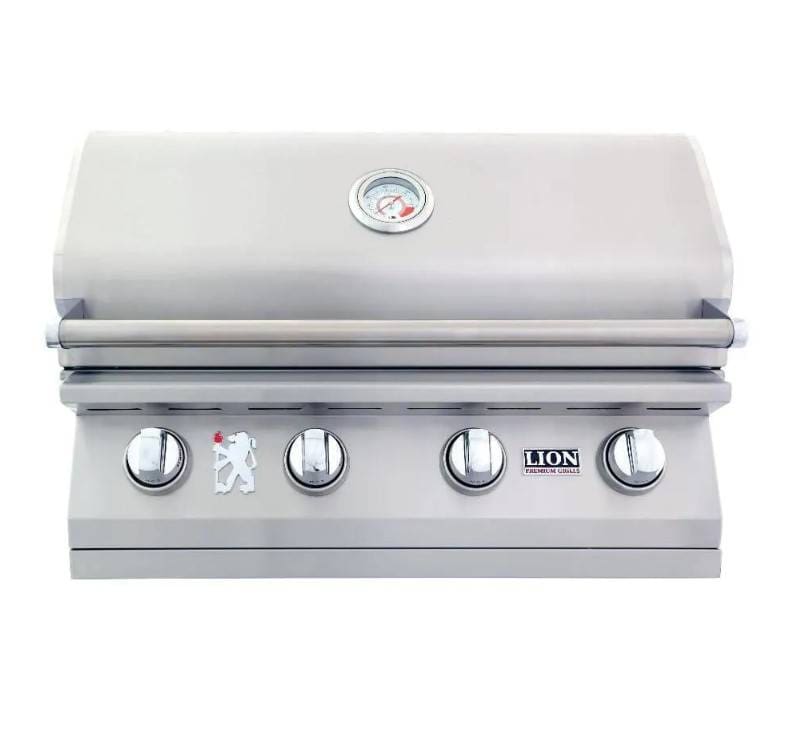 Lion Premium Grills L60000 32-Inch 4-Burner Stainless Steel Built-In Grill-L60000