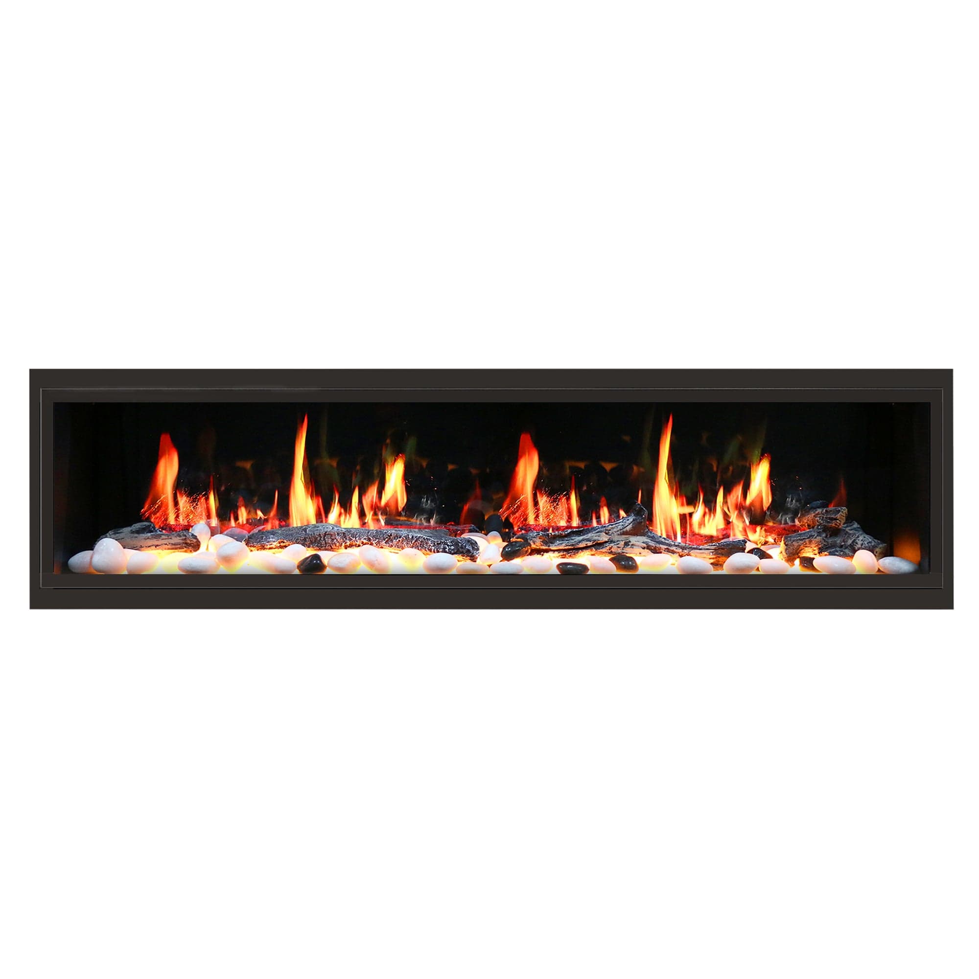 Litedeer Homes Latitude 75-inch Ultra Slim Built-in Electric Fireplace ZEF75V