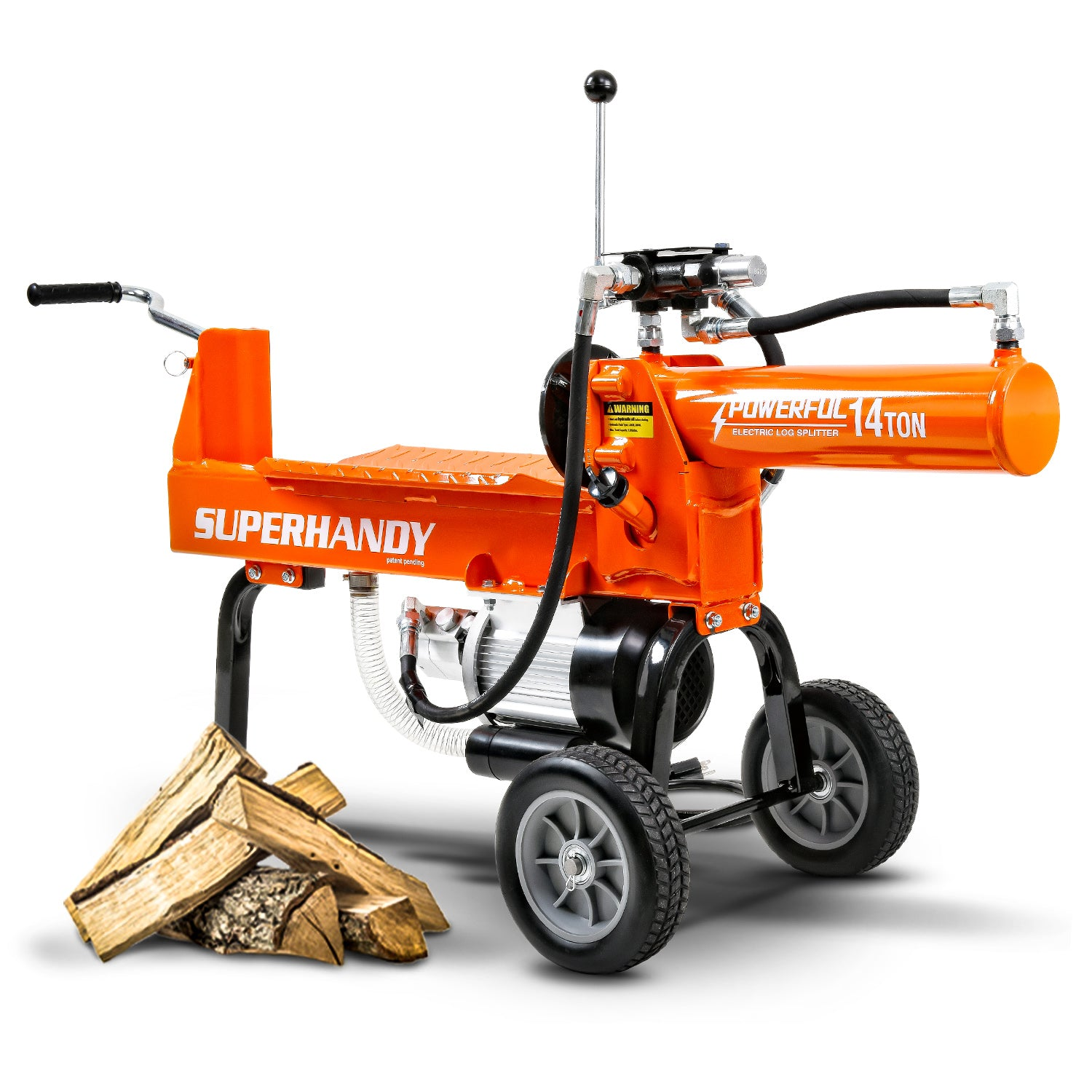 Super Handy 14 Ton Electric Log Splitter - 120V Corded, 20" Max Log Length