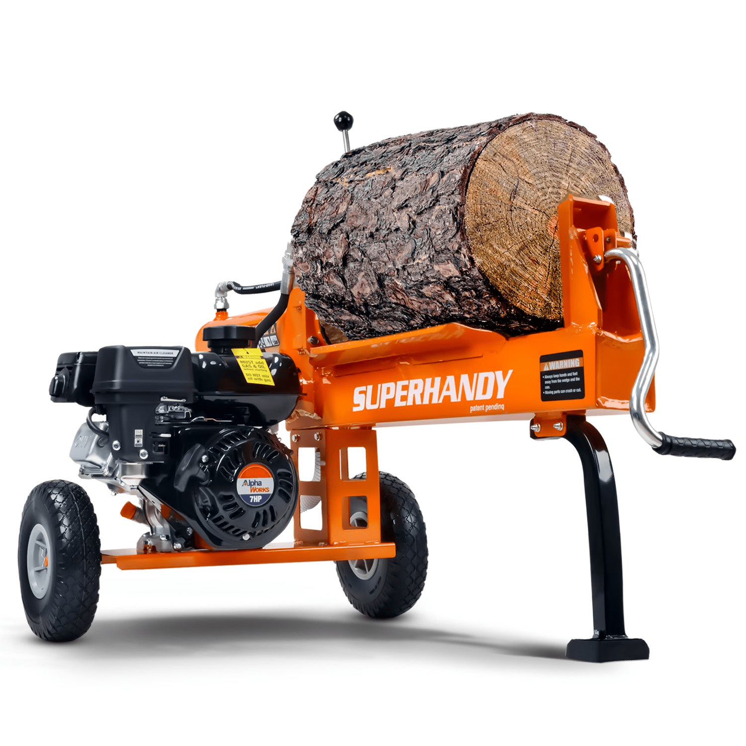 Super Handy 20 Ton Gas Log Splitter - 7HP 209CC, 20" Max Log Length