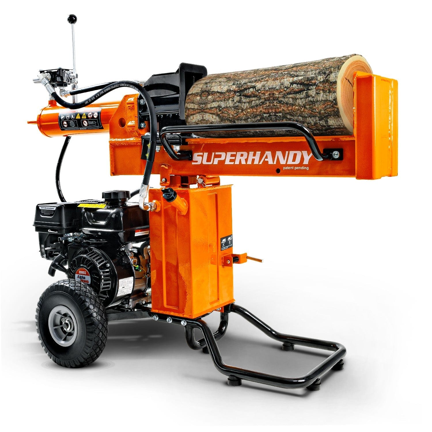 Super Handy 25 Ton Gas Log Splitter - 7HP 209CC, 20" Max Log Length