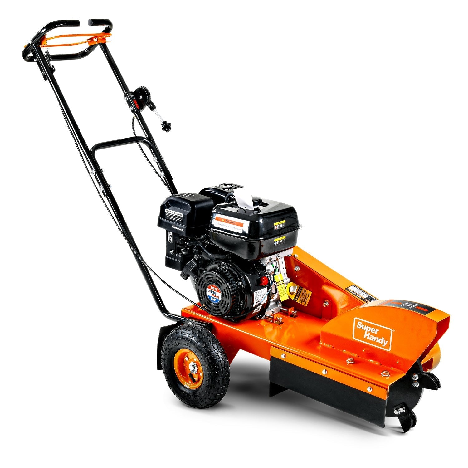 Super Handy Compact Stump Grinder Pro - 9HP, 12" Cutting Blade, Effortless Stump Removal
