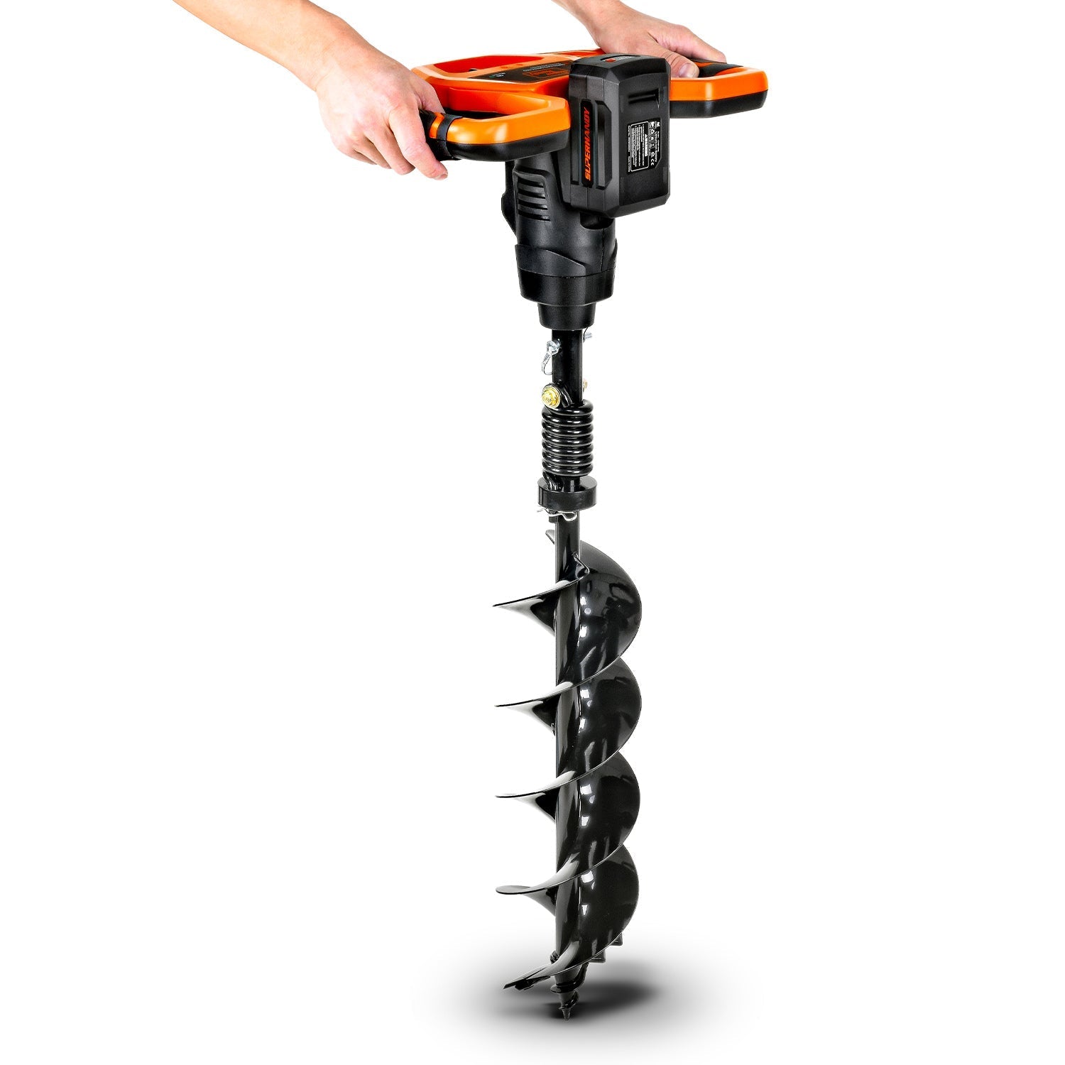 Super Handy Electric Earth Auger - 48V 2Ah Battery, 6" x 30" Bit