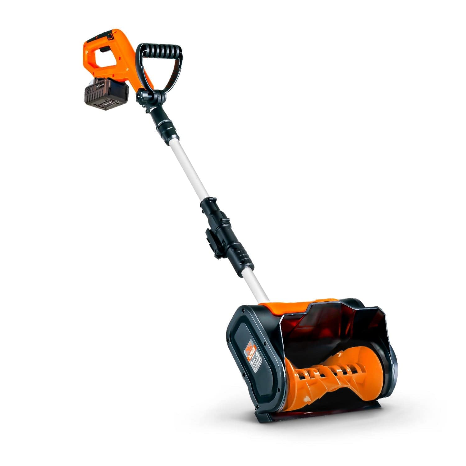 Super Handy Electric Snow Thrower - 20V 4Ah Battery, 10" Clearing Width (Larger Battery)