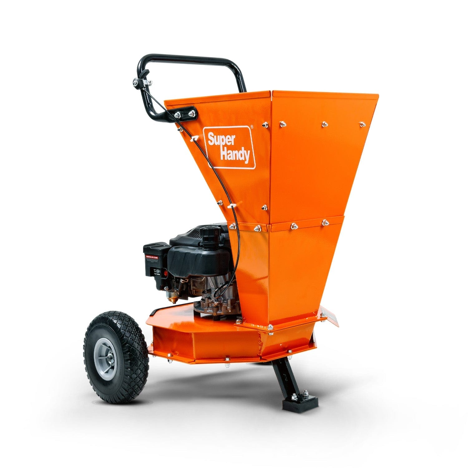 Super Handy Gas Leaf Mulcher - 3.4HP 145CC, 1" Max Branch Diameter
