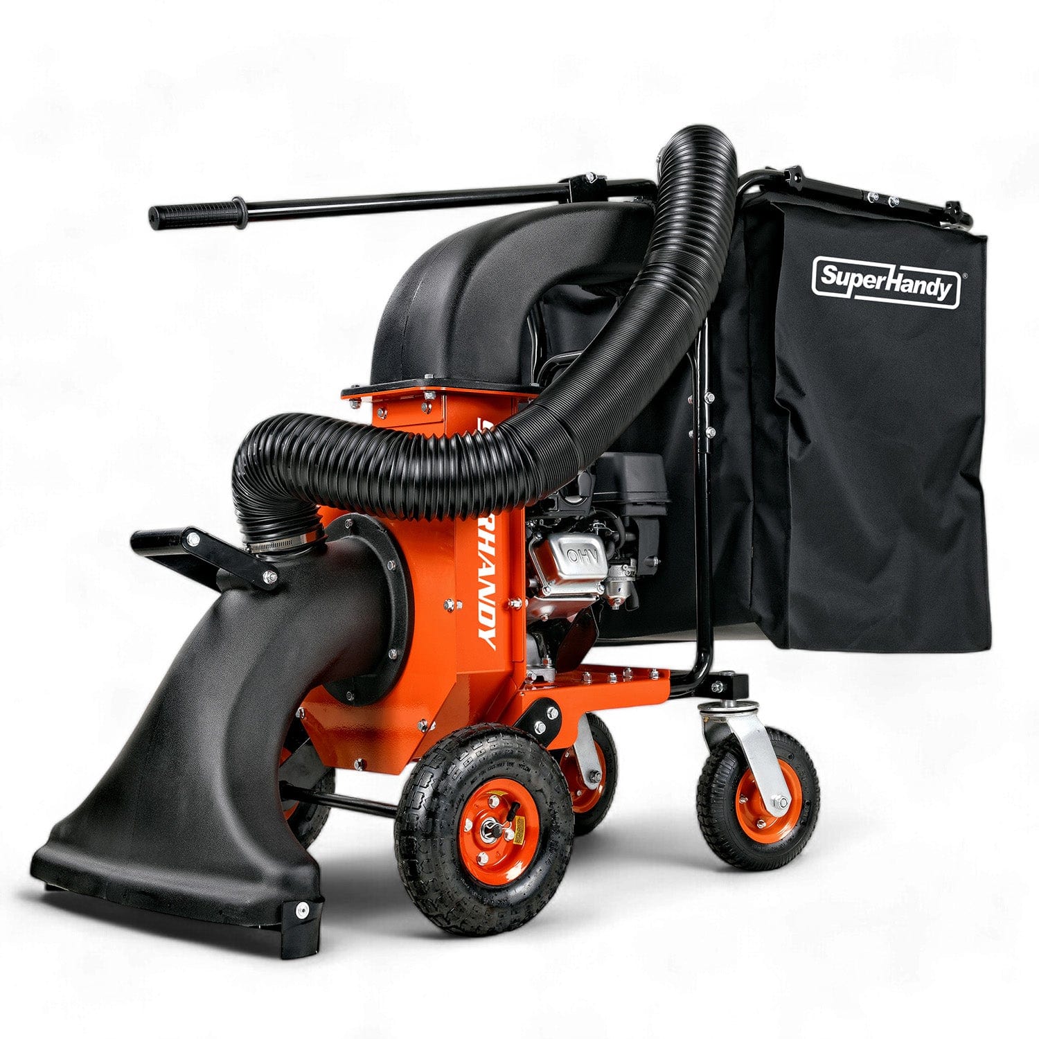 Super Handy Leaf Vacuum & Wood Chipper - 7HP Engine, 10:1 Mulch Ratio, Max 2" Branches