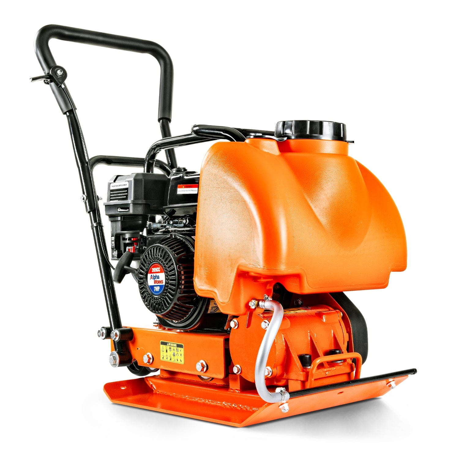 Super Handy Plate Compactor - 7HP 209CC, 12" Max Tamper Depth, Water Tank Upgrade