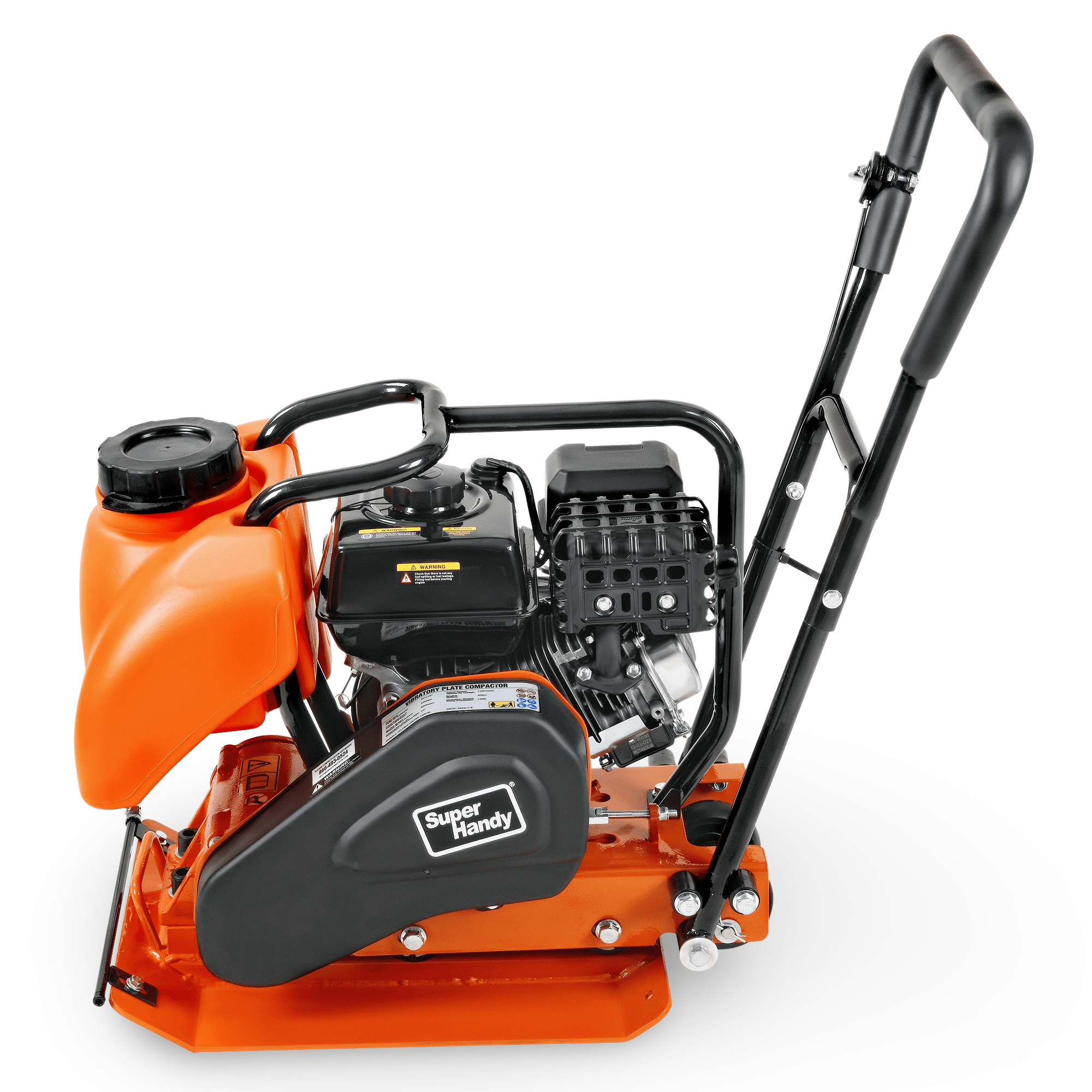 Super Handy Plate Compactor - 7HP 209CC, 12" Max Tamper Depth, Water Tank Upgrade