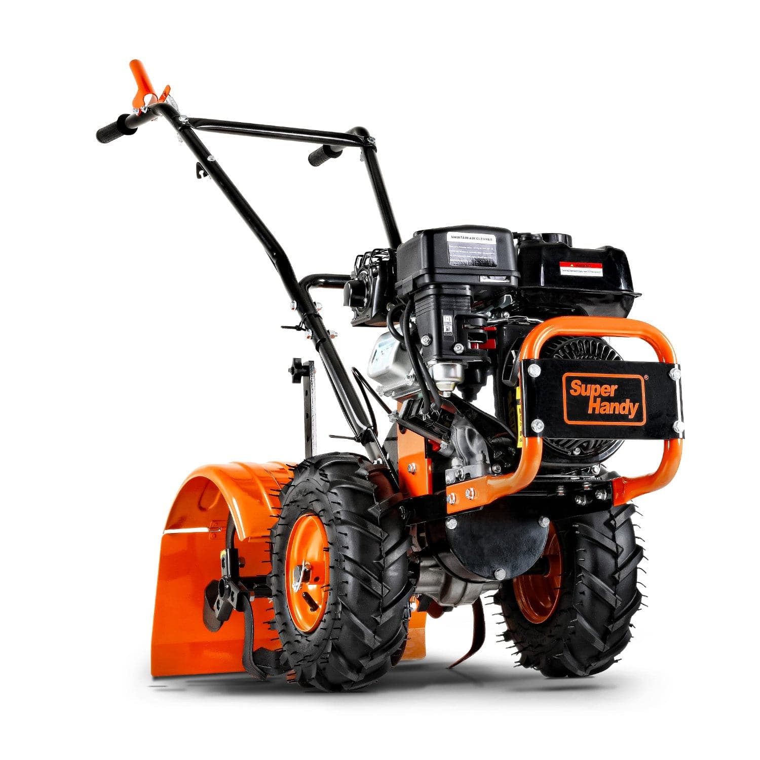 Super Handy Rear Tine Tiller Pro - 7HP, 16" Width, 12" Depth - Ultimate Soil Prep Tool