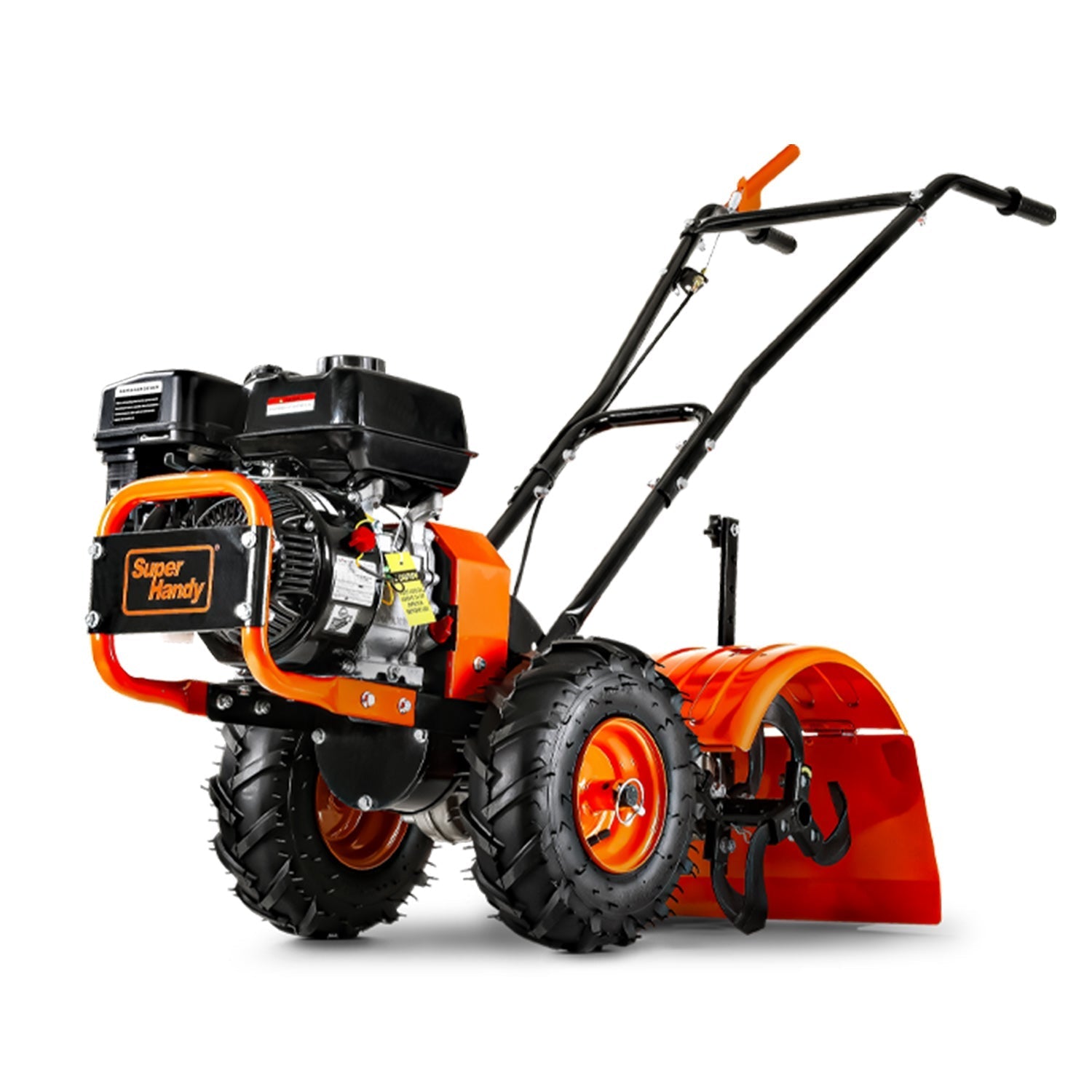Super Handy Rear Tine Tiller Pro - 7HP, 16" Width, 12" Depth - Ultimate Soil Prep Tool