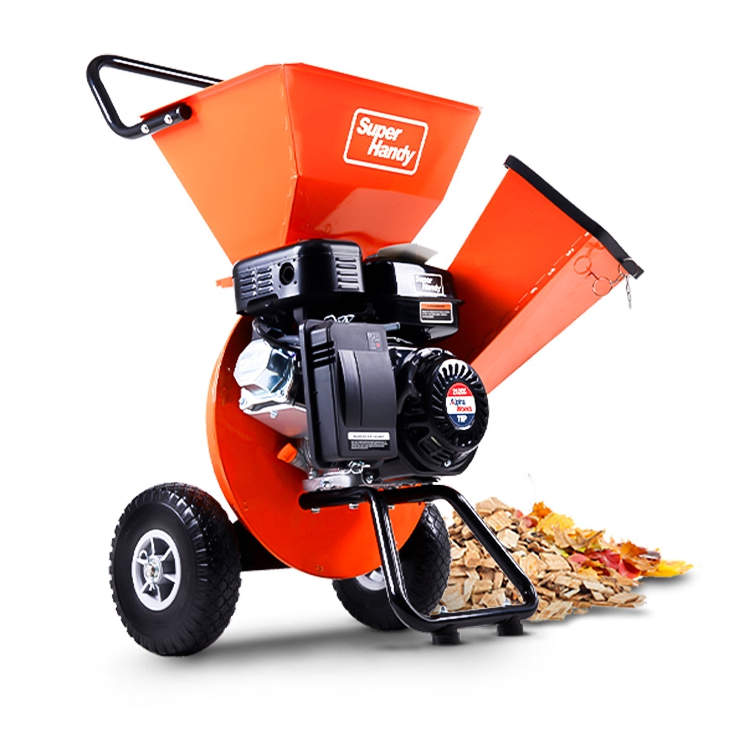 Super Handy Wood Chipper Pro - 7HP 212CC, 3" Max Branch Capacity
