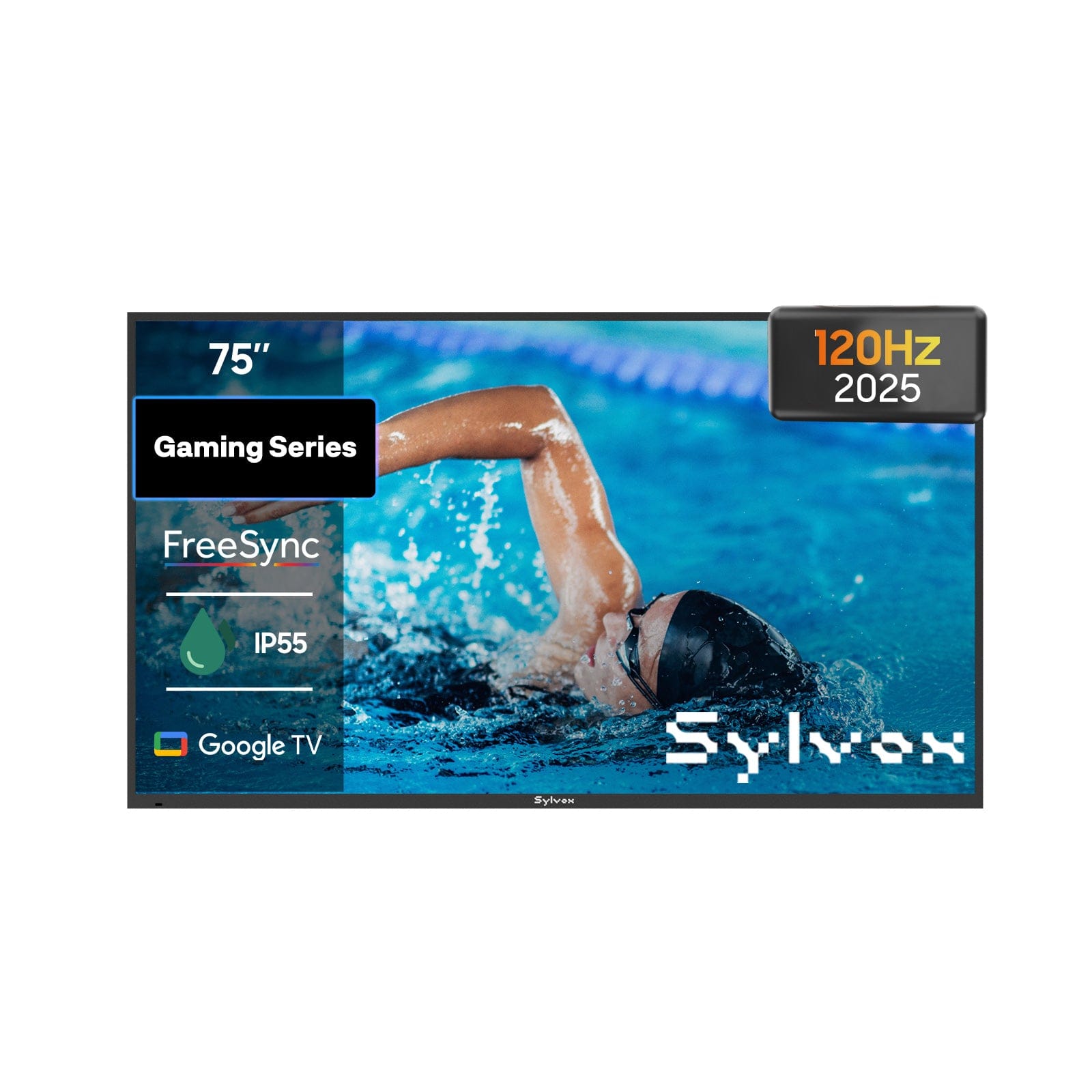 75" 120HZ Waterproof Outdoor TV-2025 Gaming Series