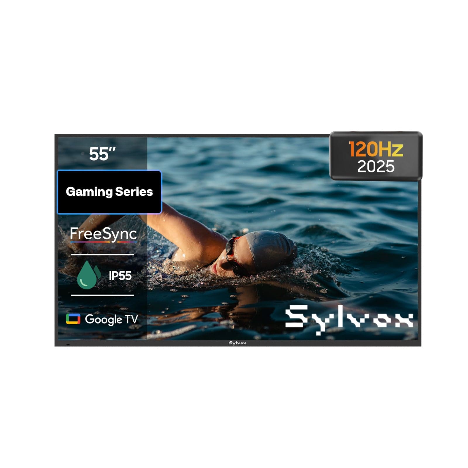 SYLVOX 55" 120HZ Waterproof Outdoor TV-2025 Gaming Series