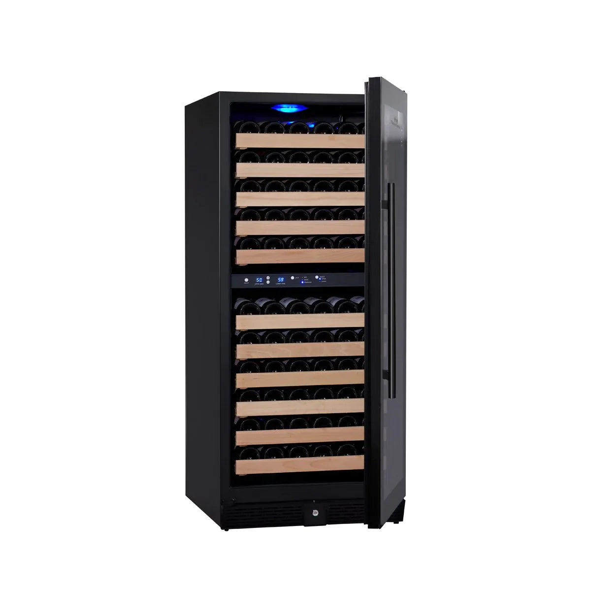 KingsBottle 24" Upright Dual Zone Wine Fridge For Home 100 Bottle - KBU100DX
