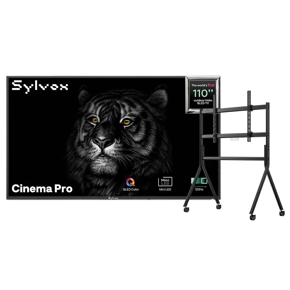 Sylvox Cinema Pro 110" Helio QLED 120HZ Outdoor TV(5000Nits)-2025 Model