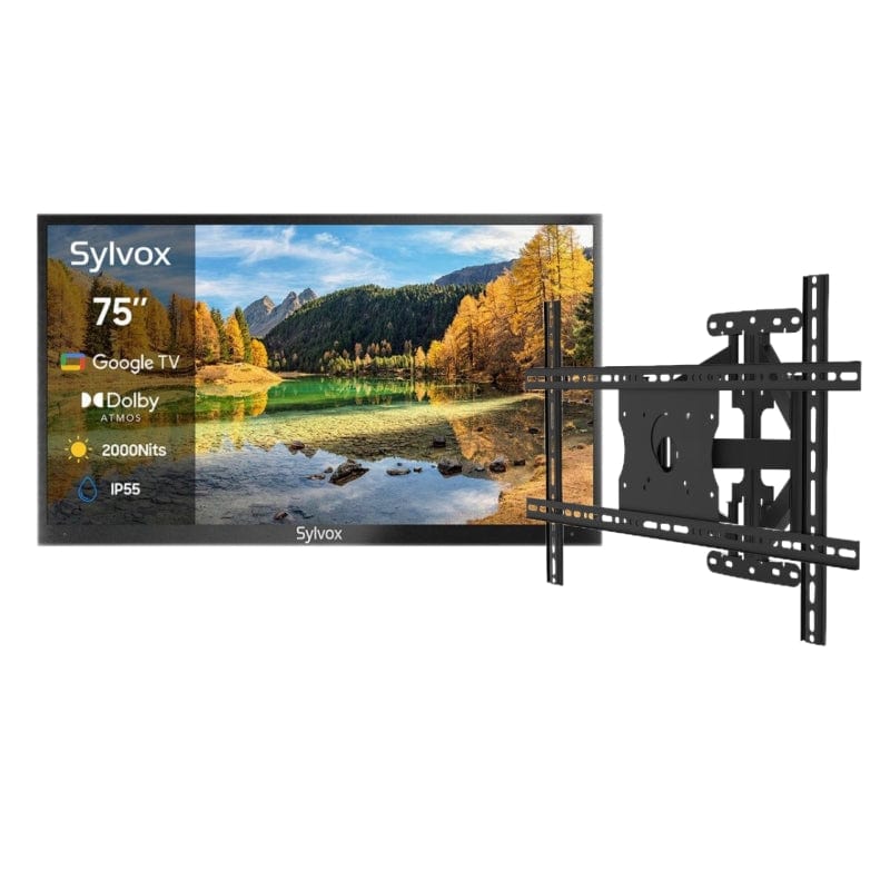 SYLVOX 75" 2000Nit Google Outdoor TV - 2024 Pool Pro 2.0 Series(NEW)