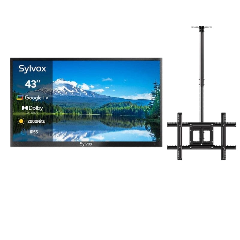 SYLVOX 43" 2000Nit Google Outdoor TV - 2024 Pool Pro 2.0 Series(NEW)