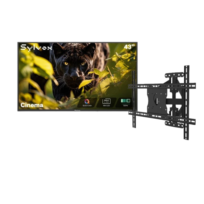 Sylvox Cinema 43" Helio QLED 120HZ Outdoor TV(2000Nits)-2025 Model