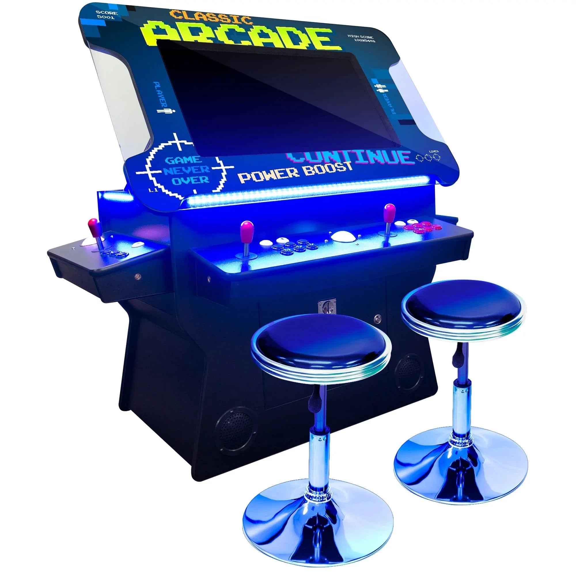 Creative Arcades 3-Sided Tilt Cocktail Table Arcade Machine