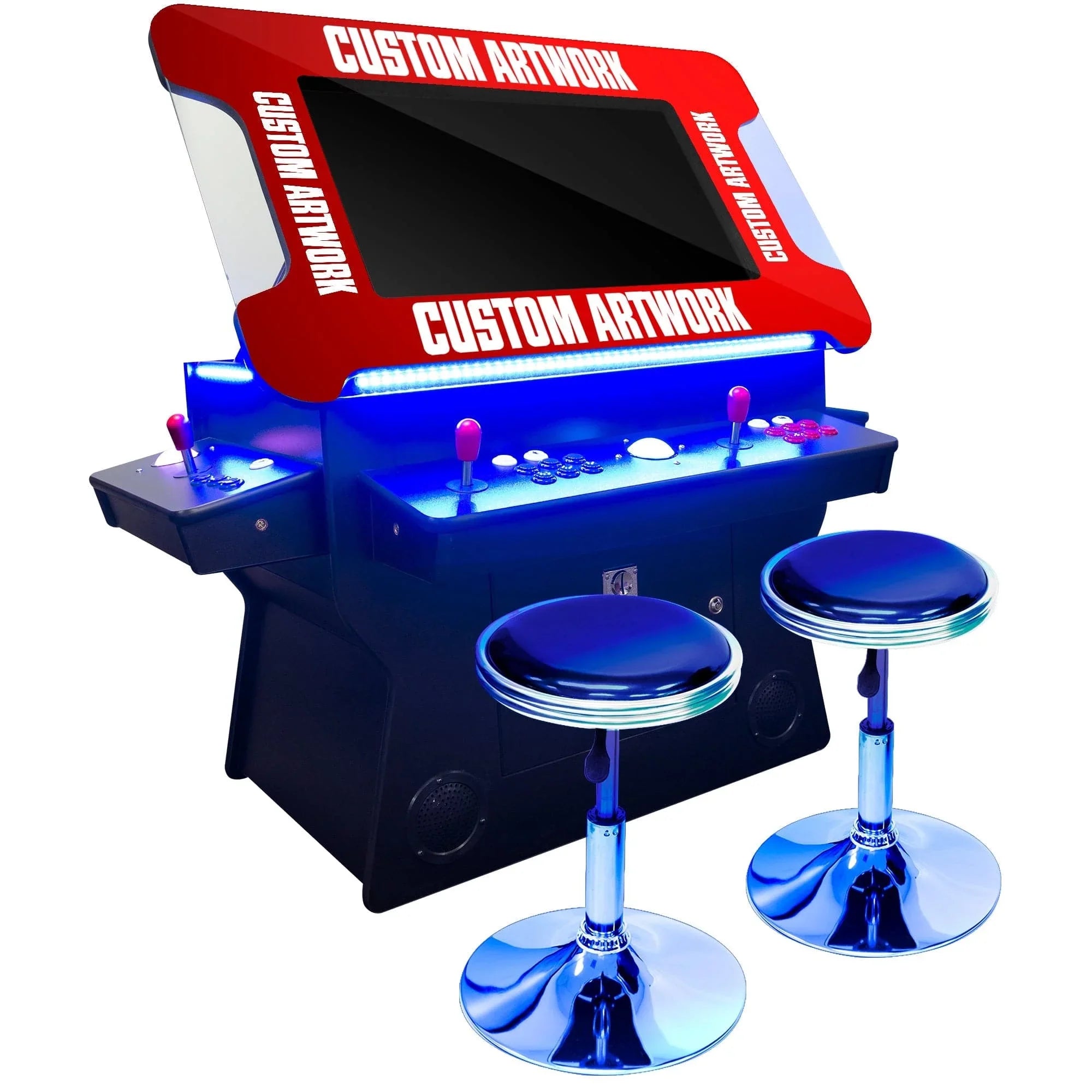 Creative Arcades 3-Sided Tilt Cocktail Table Arcade Machine