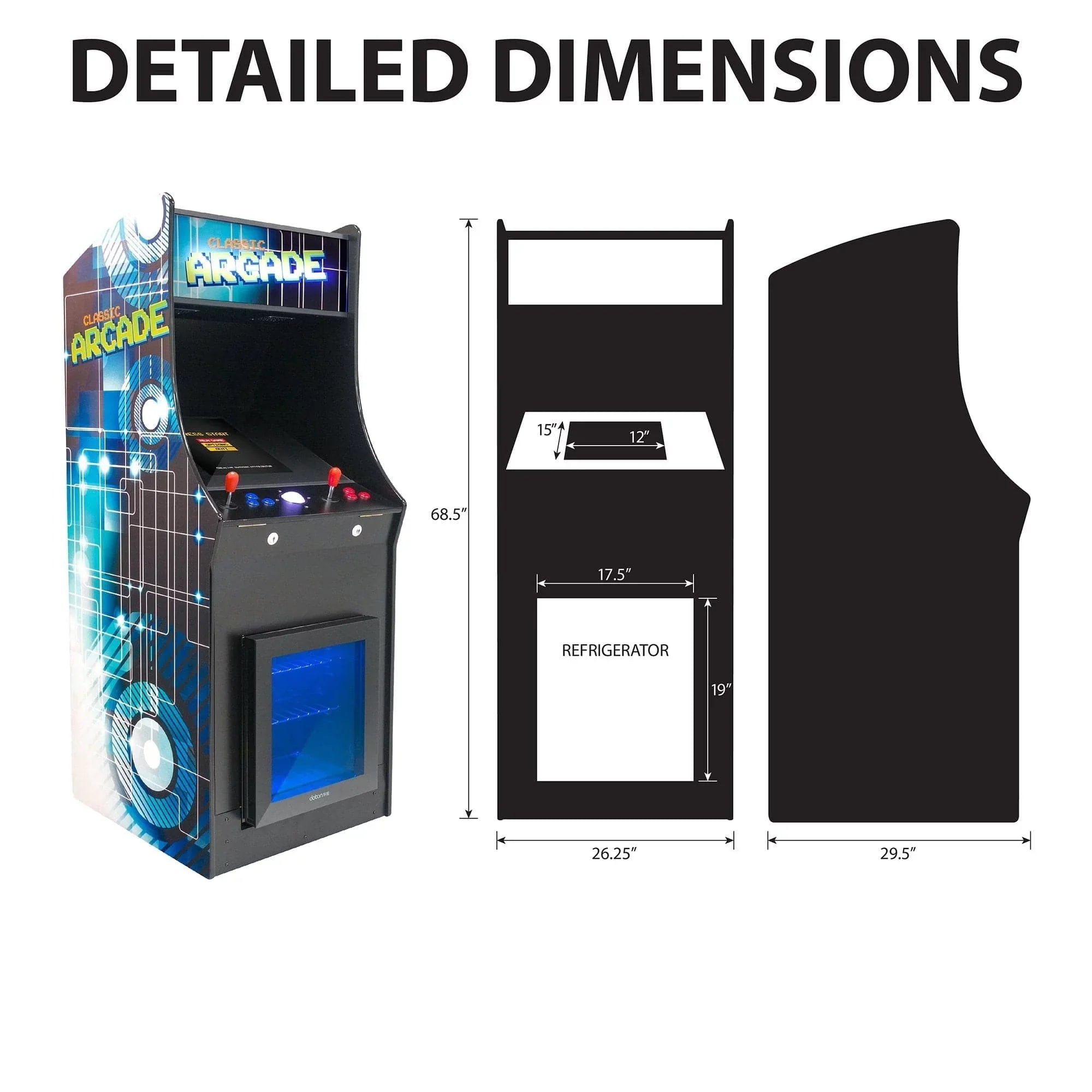 Creative Arcades The Fridgecade Stand up Arcade