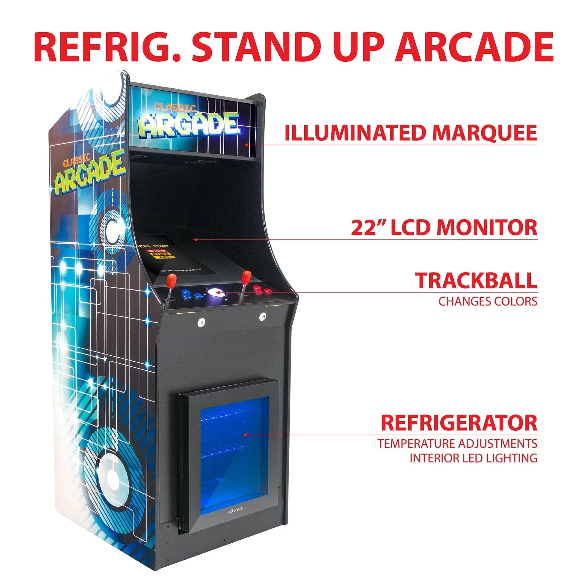 Creative Arcades The Fridgecade Stand up Arcade