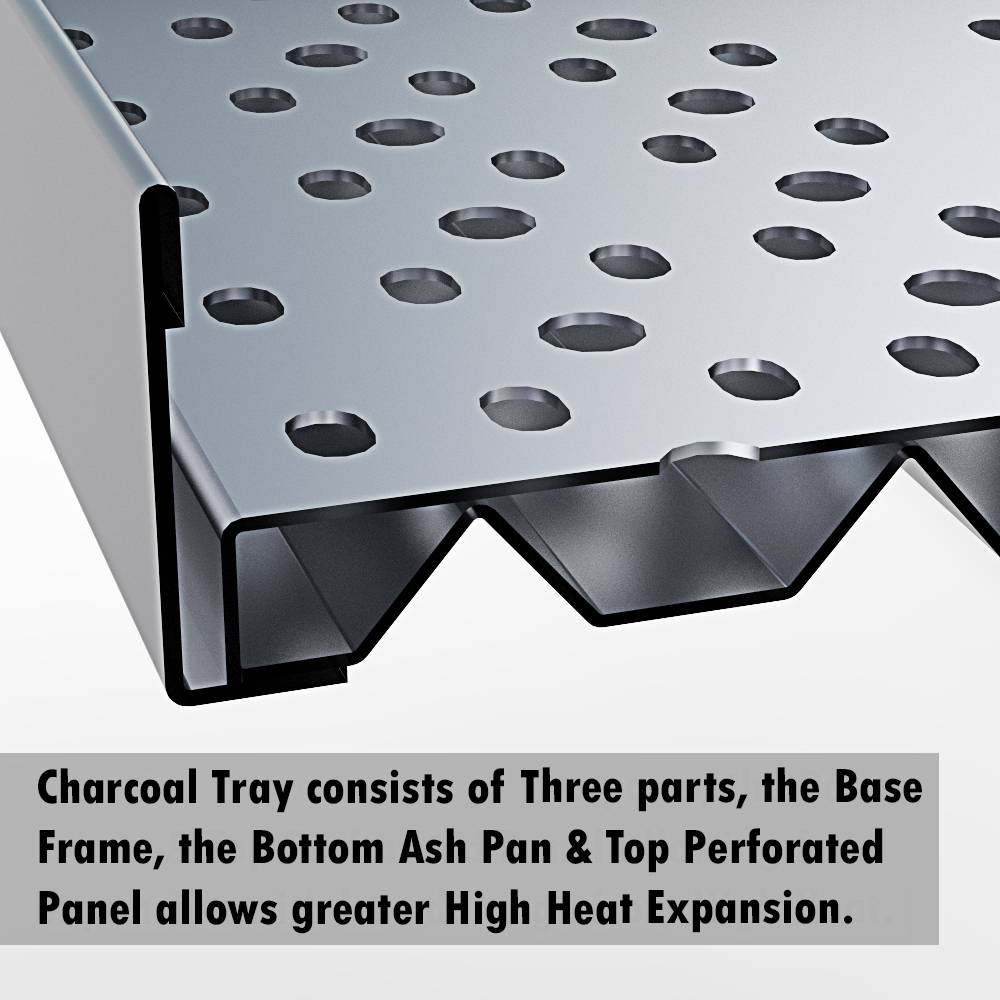 Sunstone Grills Sunstone® 3-in-1 Charcoal Wood Burning & Smoking Tray-SUNCP-CHTRAY