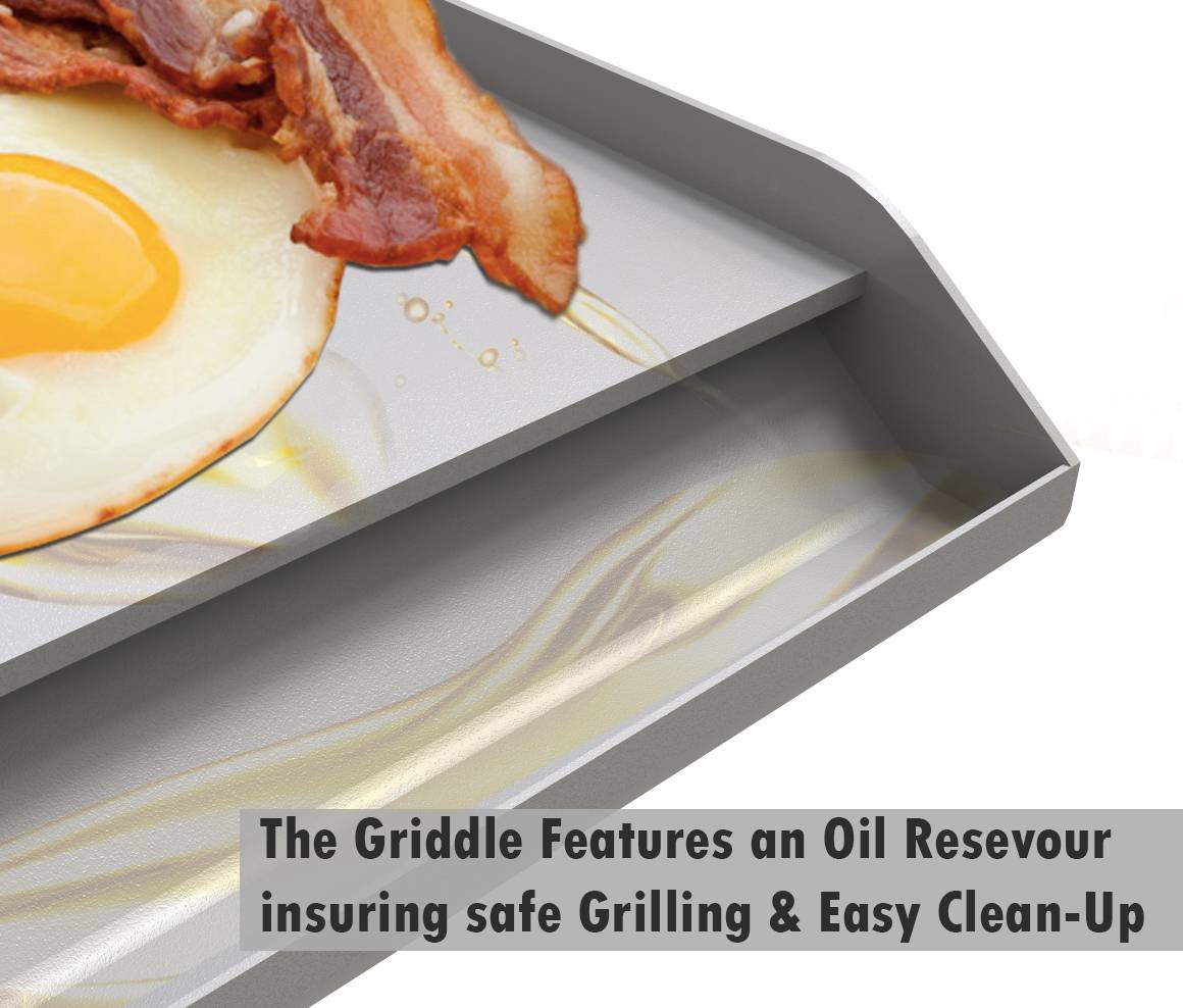 Sunstone Grills Sunstone® Solid Steel Powder Coated Griddle-SUNCP-GRIDDLE