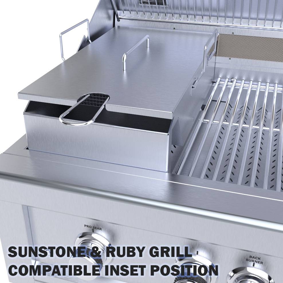 Sunstone Grills Sunstone® Deep Fryer & Steamer Grill Insert-SUNCP-FRYER