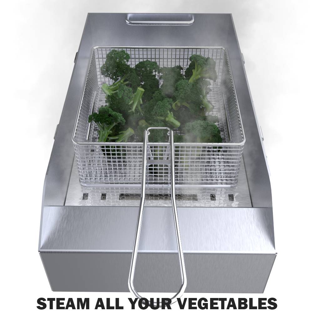 Sunstone Grills Sunstone® Deep Fryer & Steamer Grill Insert-SUNCP-FRYER