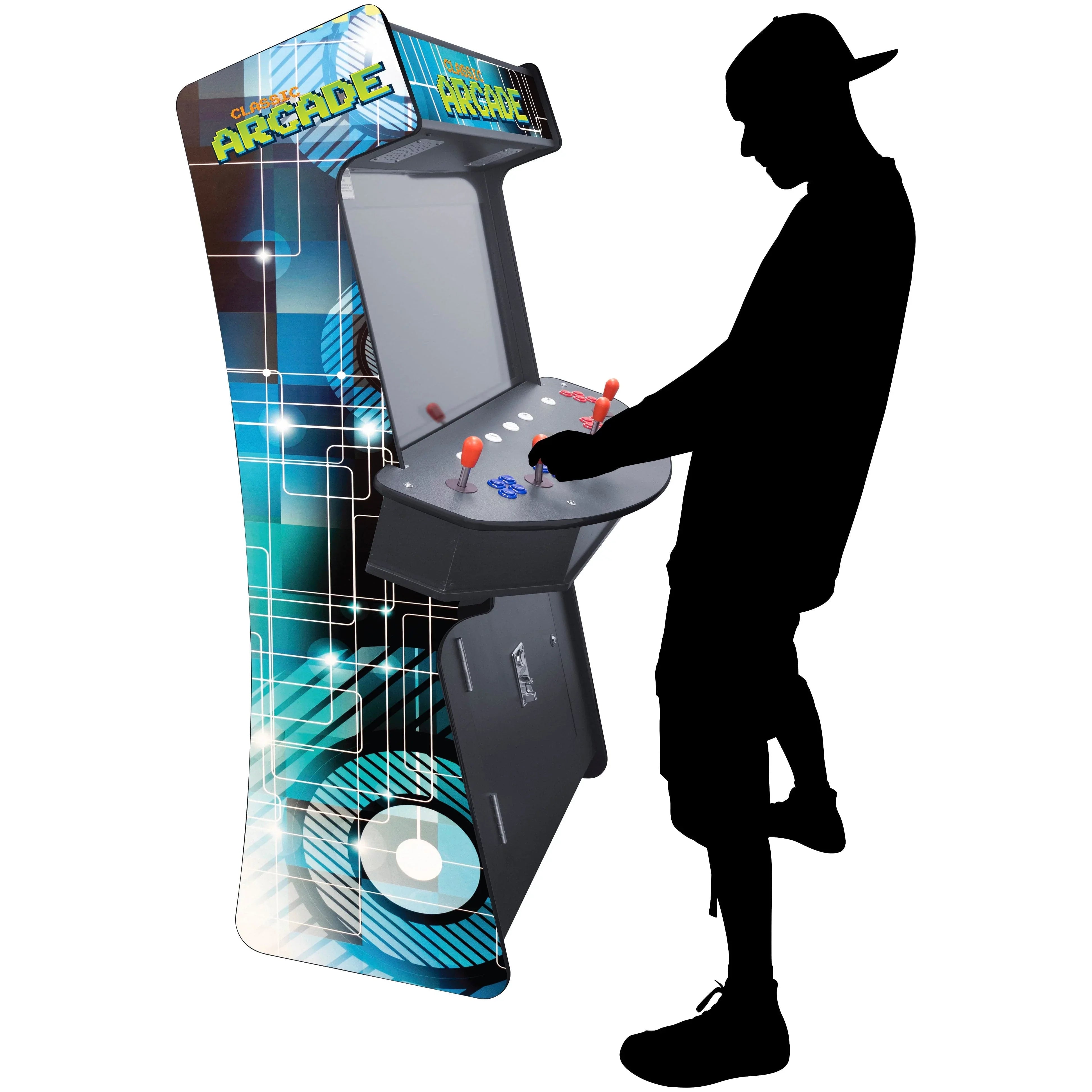 Creative Arcades 4P Slim Stand Up Arcade Machine