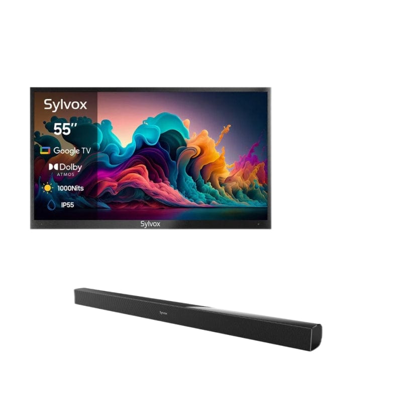 SYLVOX 55" Advanced QLED Google Outdoor TV - 2024 Deck Pro QLED 2.0