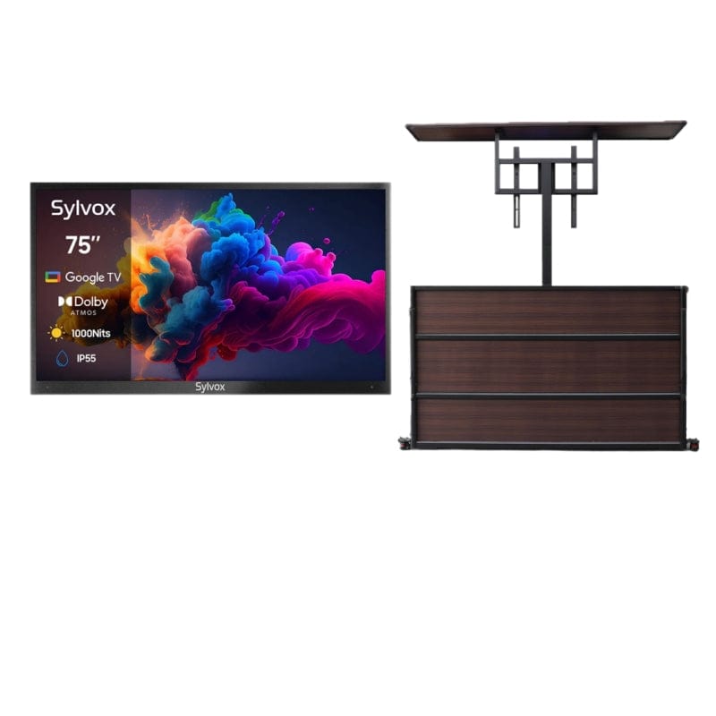 SYLVOX 75" Advanced QLED Google Outdoor TV -2024 Deck Pro QLED 2.0