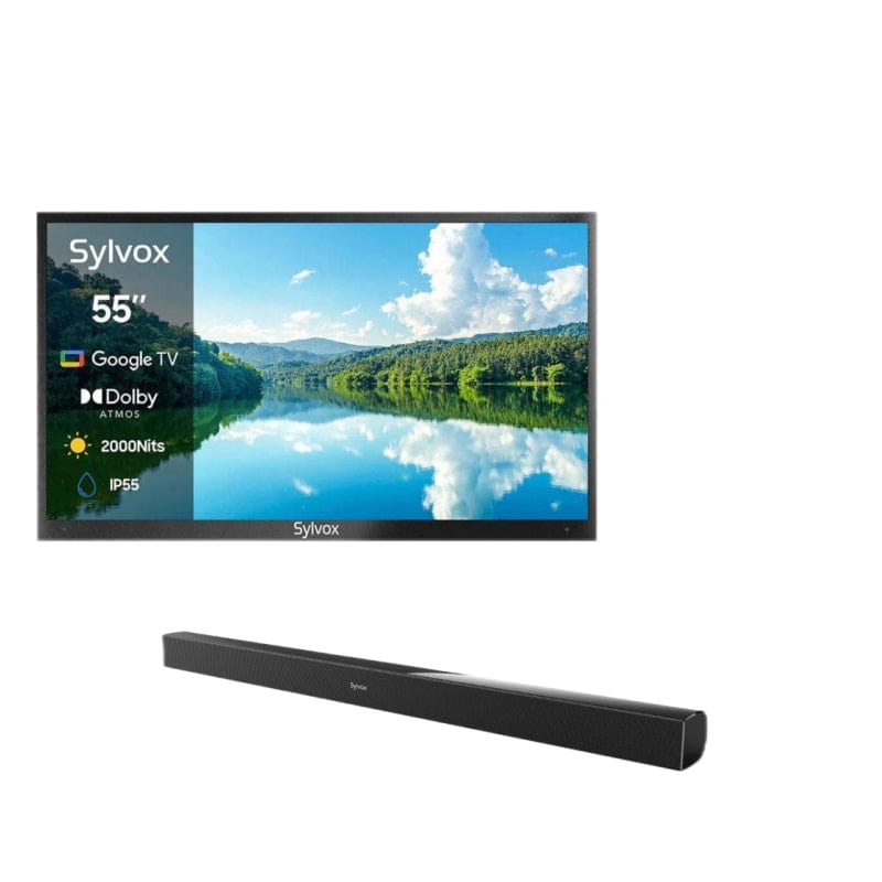 SYLVOX 55" 2000Nit Google Outdoor TV - 2024 Pool Pro 2.0 Series(NEW)