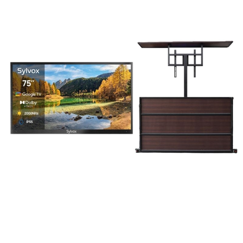 SYLVOX 75" 2000Nit Google Outdoor TV - 2024 Pool Pro 2.0 Series(NEW)