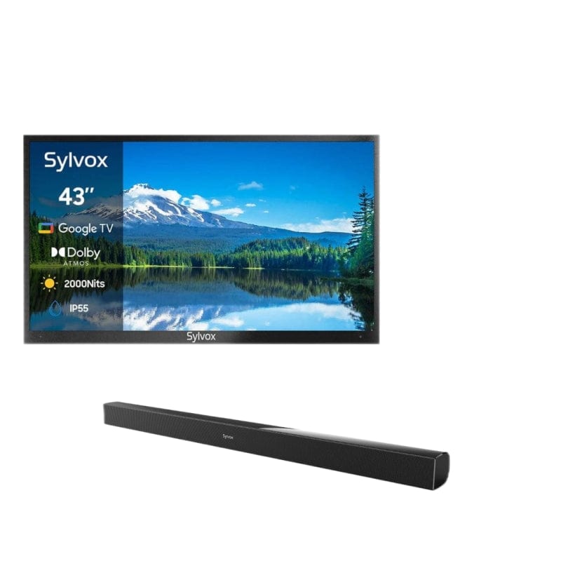 SYLVOX 43" 2000Nit Google Outdoor TV - 2024 Pool Pro 2.0 Series(NEW)