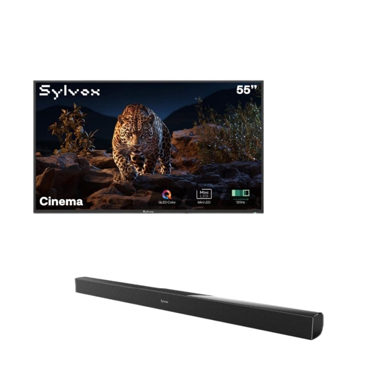 Sylvox Cinema 55" Helio QLED 120HZ Outdoor TV(2000Nits)-2025 Model