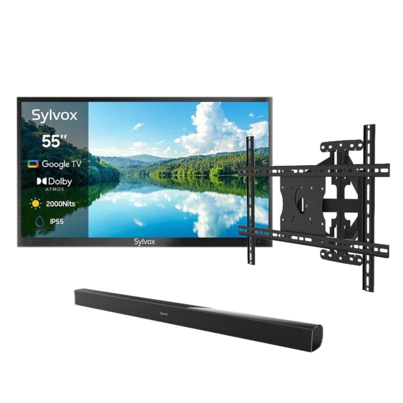 SYLVOX 55" 2000Nit Google Outdoor TV - 2024 Pool Pro 2.0 Series(NEW)