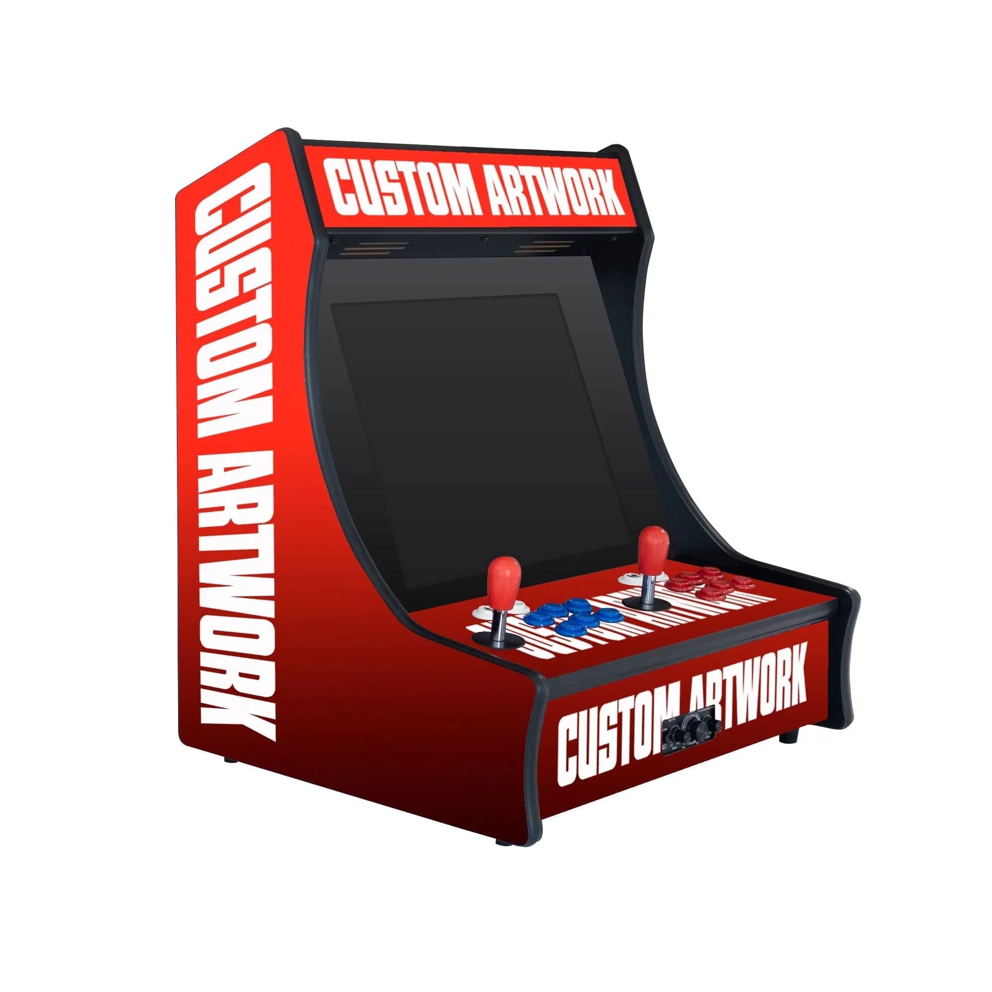 Creative Arcades 2P Mini Arcade Machine - 19" LCD | Portable Tabletop Arcade