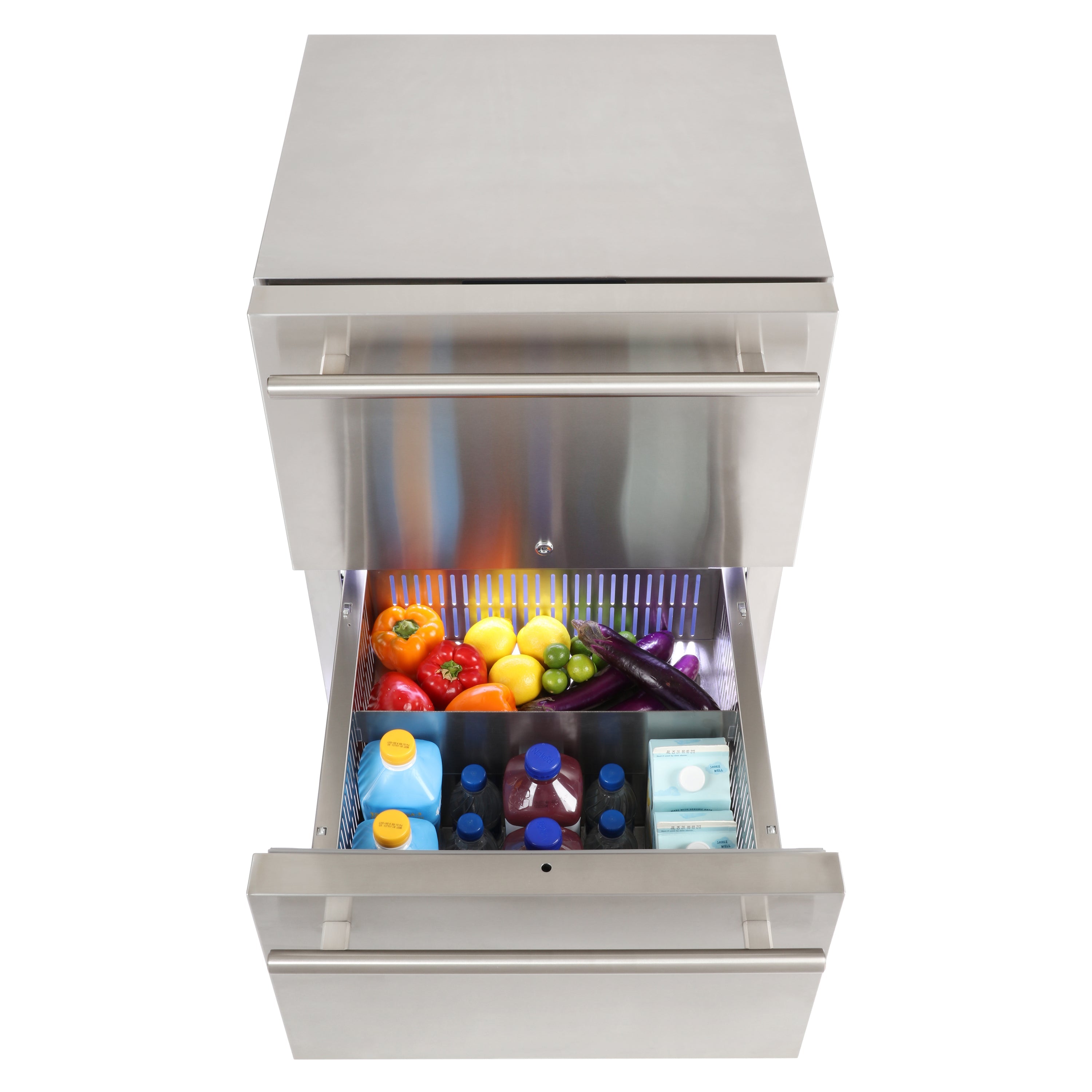 Sapphire Appliances 24" Refrigerator with Drawers | Indoor