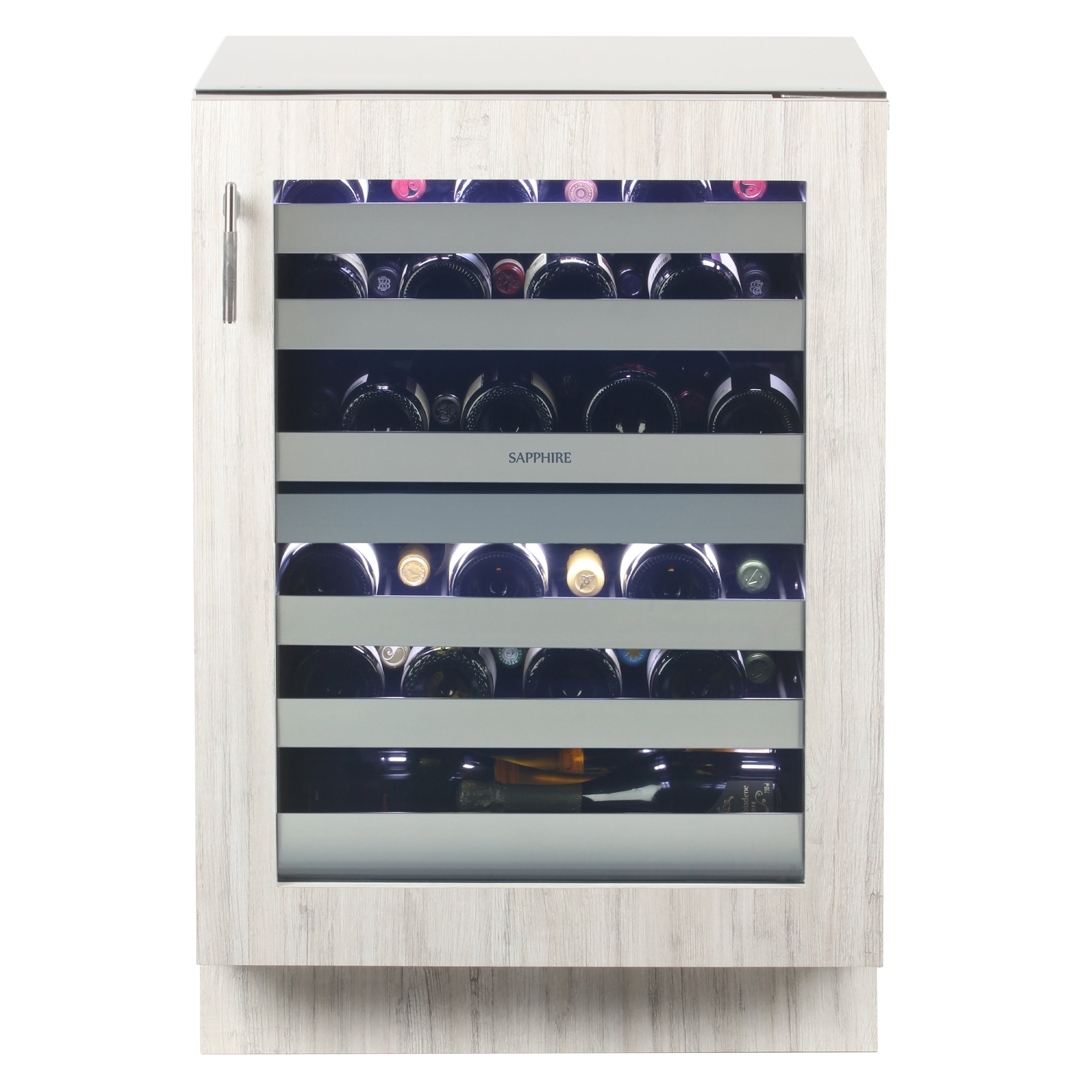 Sapphire Appliances Wine Refrigerators | Indoor 24" Dual Zone Wine Refrigerator