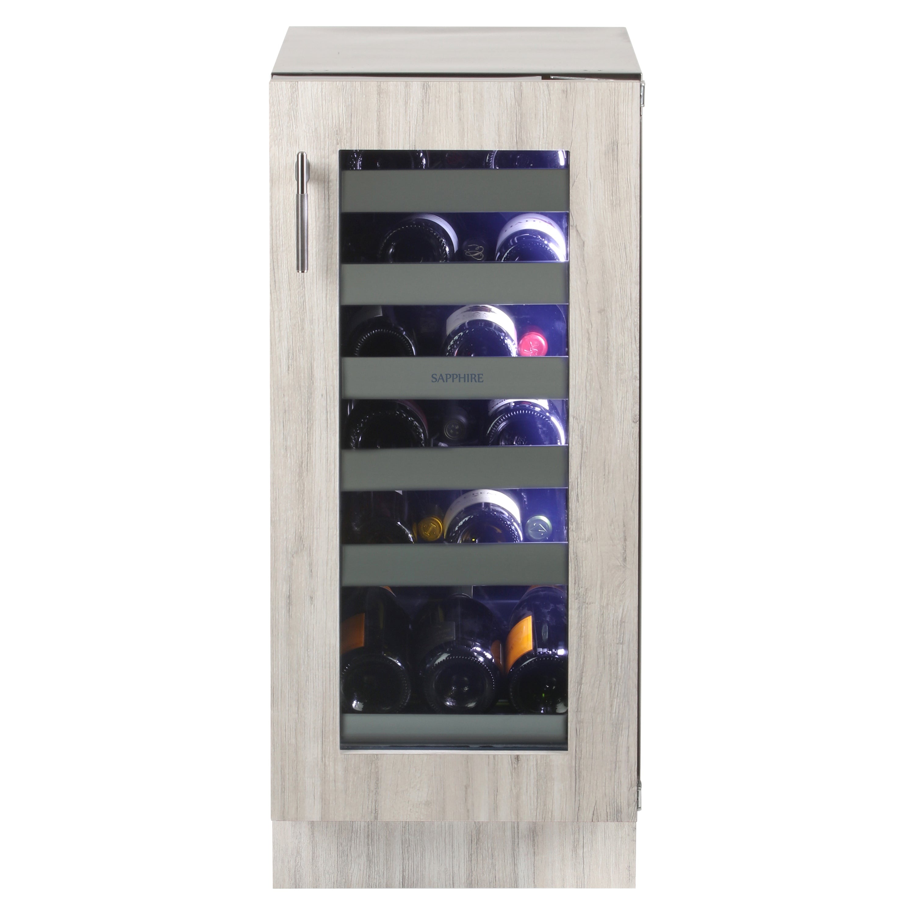 Sapphire Appliances Wine Refrigerators | Indoor 15" Single Zone Wine Refrigerator