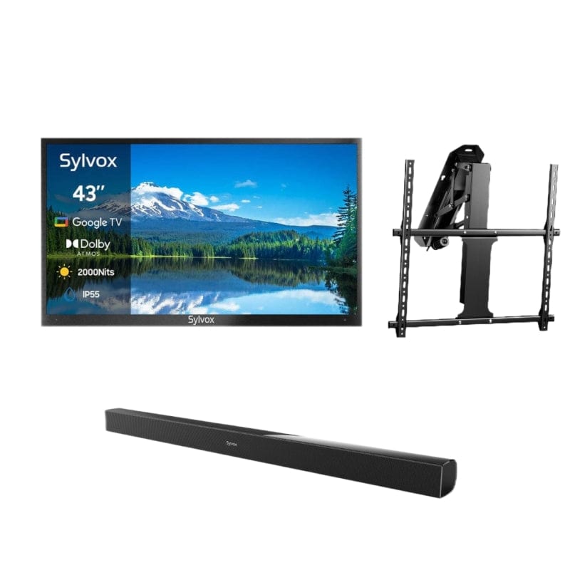 SYLVOX 43" 2000Nit Google Outdoor TV - 2024 Pool Pro 2.0 Series(NEW)